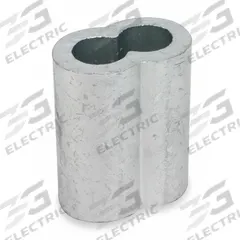 DAYTON Wire Rope Oval Sleeve: Oval Sleeve, Swage, 1/16 in Compatible Rope Dia, Copper, 25 PK (MPN 1DLF2). Key specifications — Material: Copper; Brand: DAYTON; Finish: Tin Plated.
