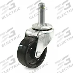 APPROVED VENDOR Stem Caster: Swivel, No Brake, 4 in Wheel Dia., 1 in Wheel Wd, Polyolefin, Plastic (MPN P5S-PB040G-SG1). Key specifications — attr1111099: APPROVED VENDOR; attr1111095: Black; attr1176855: Swivel.