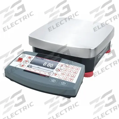 OHAUS Industrial Bench Scale: 11 in x 11 in, IP54 - Bench Scales with Remote Indicator