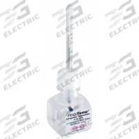 FRIO-TEMP Bottle Thermometer: -130°F to 80°F, +/-2°F, 30 mL Bottle Volume, Glass Beads (MPN B61004-1200). Key specifications — Bottle Fill Medium: Glass Beads; Temperature Units: Fahrenheit; Accuracy: +/-2°F; Brand: FRIO-TEMP.