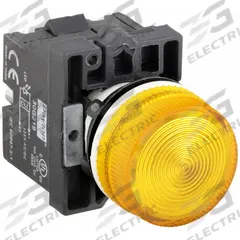 DAYTON Pilot Light: 22 mm Panel Mounting Size, Yellow, LED, 120 V AC Max Volt Rating (Supply) (MPN 30G219). Key specifications — Series: Dayton; Brand: DAYTON; Includes Push-To-Test: No Push-To-Test Included.