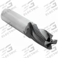 WIDIA HANITA Roughing End Mill: Carbide, AlTiN Coated, 4 Flute, Fine Pitch, 3/4" Mill Dia, 0.02" Chf (MPN 4S0R19007NW)