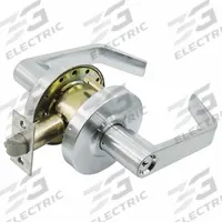 TELL MANUFACTURING Door Lever Lockset: Office Lever Locksets, Chrome (MPN L2053-26D). Key specifications — attr1024149: Not Ligature-Resistant; attr1011488: TELL MANUFACTURING; attr1024446: F109; attr1011524: No Message; attr1011506: Rose; attr1059461: Satin Chromium-Plated.