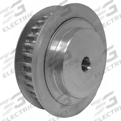 DAYTON Timing Pulley: Trapezoidal, Plain, For T5 Timing Belt Section, For 10 mm Belt Wd, 36 Teeth (MPN 21T5/36-2). Key specifications — Brand: DAYTON; Tooth Profile: Trapezoidal; Finish: Plain.