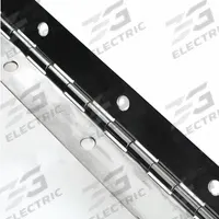 MONROE PMP Piano Hinge: Stainless Steel, 48 in Leaf Ht, 3 in Leaf Wd, Through Hole (MPN CS26030048GA). Key specifications — Material: Stainless Steel.