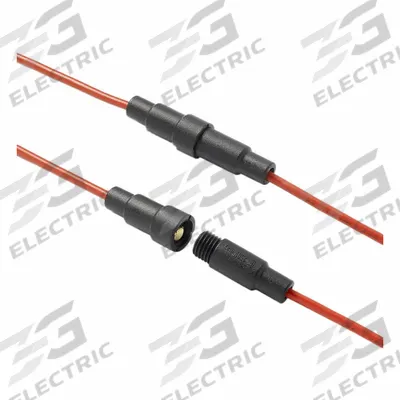 LITTELFUSE In-Line Fuse Holder: Non-Rejection Block Style, 1 Pole, 350 V AC Rating - Fuse Holders for Glass & Ceramic Fuses