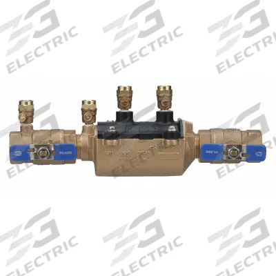 ZURN WILKINS Backflow Preventer: 350, 1 in Pipe Size, Flange x Flange, 12.25 in Overall Lg - Zurn Double Check Backflow Preventers