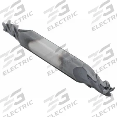 CLEVELAND Square End Mill: Carbide, TiAlN Coated, Double End, 4 Flute, 1/8" Mill Dia - Double-End Carbide Square End Mills