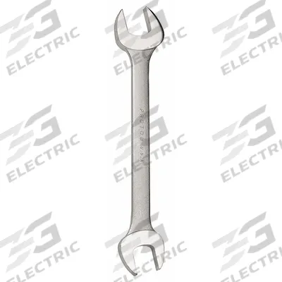 PROTO Open End Wrench: Alloy Steel, Satin, 1 1/8 in_1 1/16 in Head Size, 12 5/8 in Overall Lg - SAE, Double End, Open End Wrenches