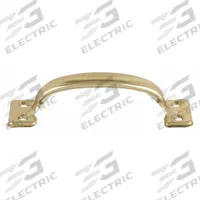 APPROVED VENDOR Pull Handle: Unthreaded Holes, Steel, Gold, #8 Screw Size, 0.75 in, 4 in Grip Lg (MPN 1WAB5). Key specifications — Brand: APPROVED VENDOR; Projection Type: Non-Recessed; Material: Steel; Finish: Matte; Color: Gold; Folding Type: Fixed; Mounting Type: Unthreaded Holes; Screw Size: #8.