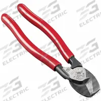 KLEIN TOOLS High-Leverage Compact Cable Cutter: Steel Handle, Straight, For 0 AWG Max Dia Data Cable (MPN 63215). Key specifications — attr324789: KLEIN TOOLS; attr308384: Straight; attr308389: Steel.