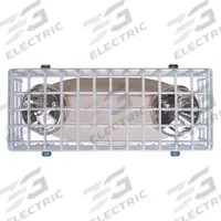 SAFETY TECHNOLOGY INTERNATIONAL Wire Cage: Steel, 5 in Overall Dp, 13 1/2 in Overall Lg, STI-9703. Key specifications — Manufacturer Part Number: STI-9703; Brand: SAFETY TECHNOLOGY INTERNATIONAL; Color: White; For Location: Indoor; For Use With: Emergency Lights; Includes: Mounting Hardware; Legend: MINI THEFT STOPPER; Mounting Location: Wall Mount.