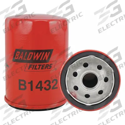 BALDWIN FILTERS Oil Filter: B1432, LF16104, 13/16"-16 Thread Size, 4 1/8 in Overall Ht - Spin-On Oil Filters