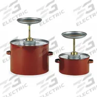 EAGLE Plunger Can: 1 gal Capacity, Powder Coated Steel, Red (MPN P704). Key specifications — Brand: EAGLE; Product Type: Plunger Can.
