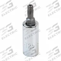 SK PROFESSIONAL TOOLS Socket Bit: 1/4 in Drive Size, Security Torx Tip, T25 Tip Size, Torx (MPN 42525). Key specifications — attr1214209: Replaceable Insert; attr1214211: SK PROFESSIONAL TOOLS.