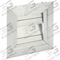 10.75"H-W 4.5"L Aluminum Backdraft Dampr: For 8 in Fan, Single Panel, 10 3/4 in H, 10 3/4 in W, Wall (MPN 4HX72). Key specifications — Airflow Direction: Vertical; Blade Type: Flat Blade; Brand: DAYTON; Maximum Air Velocity: 2250 fpm; Mounting Position: Vertical.