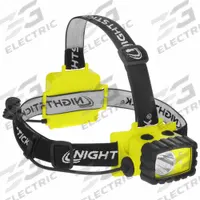 Safety-Rated Headlamp: 190 lm, 12 hr Run Time at Max. Brightness, 120 m Max Beam, 4 Light Outputs (MPN XPP-5458G). Key specifications — Brand: NIGHTSTICK; Battery Requirements - Broad: Includes 3 AA.