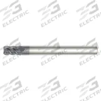 WIDIA HANITA Square End Mill: Carbide, AlTiN Coated, 5 Flute, 3/8" Mill Dia, 1-5/16" LOC, 4" OAL (MPN TM7S2510004)