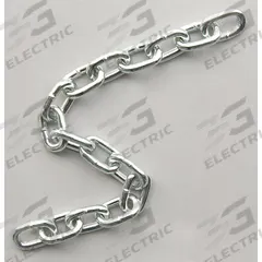 DAYTON Straight Chain: Carbon Steel, 670 lb Working Load Limit, Straight, 1 3/8 in Link Inside Lg (MPN 1DKF6). Key specifications — Brand: DAYTON; Item Trade Size: 4/0.