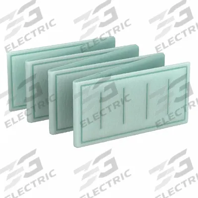 GRAINGER Link Air Filter: 20 in x 16 in x 1 in, 16 in Section Wd, 7 Sections, 2 Ply - MERV 8 Link Air Filters