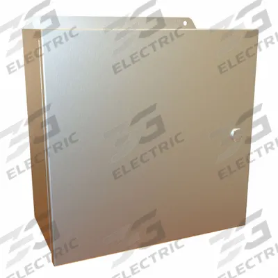 HAMMOND Electrical Enclosure: Stainless Steel, 12 in x 12 in x 6 in, NEMA 12/13/3R/4/4X - Stainless Steel Enclosures