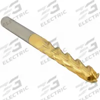 APPROVED VENDOR Ball End Mill: Carbide, TiN Coated, 4 Flute, 3/4" Mill Dia, 1-1/2" LOC, 6" OAL (MPN 229-001085A)