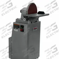JET Disc Sander: For Metal, 115/230V, Single-Phase, 1.5 hp, 12 in Dia, Floor Standing, 1,960 RPM Max (MPN 414602). Key specifications — attr652953: 115/230V; attr652936: Single-Phase; attr666565: Metal; attr652910: JET.