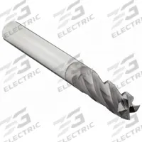 APPROVED VENDOR Square End Mill: Carbide, TiCN Coated, 4 Flute, 23/64" Mill Dia, 1" LOC, 2-1/2" OAL (MPN 206-021169)