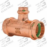 QUICKFITTING SUREPRESS Crimp Tee Fitting: 1 in CTS x 1 in CTS x 1/2 in CTS size, Copper, EPDM O-Ring (MPN SPWT331R). Key specifications — Brand: QUICKFITTING SUREPRESS; Series: SurePress; Broad - Material for Bullet: Copper Or Bronze; Brand - Broad: QUICKFITTING SUREPRESS.
