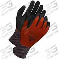 BDG Knit Gloves: XL ( 10 ), ANSI Cut Level A6, Palm, Dipped, Foam Nitrile, Foam Nitrile, 1 PR (MPN 99-9-3018-10). Key specifications — Brand: BDG; Glove Hand Style: Left and Right; Touchscreen Compatible: No; Includes Reinforced Thumb Crotch: No; Knit Material Color: Gray.
