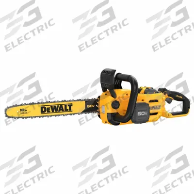 DEWALT Battery-Powered Chainsaw Kit: 18 in Bar Lg, Rear Handle, Auto Chain Oiler - Battery-Powered Chainsaws