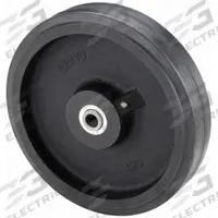 APPROVED VENDOR Caster Wheel: 10 in Wheel Dia., 2 1/8 in Wheel Wd, Rubber, 1,350 lb Load Rating, Std (MPN 250 RU1H). Key specifications — attr1111770: Iron; attr1111778: Black; attr1111764: APPROVED VENDOR.