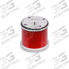 EDWARDS SIGNALING Tower Light Module: Flashing/Steady, 24V AC/24V DC, Red, 2 15/16 in Overall Dia (MPN 270LEDMR24ADB). Key specifications — Brand: EDWARDS SIGNALING; Lens Color: Red; Operating Voltage: 24V DC; Manufacturer Part Number: 270LEDMR24ADB.