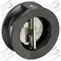 KECKLEY Check Valve: Double Disc, Inline Valve Body, 3 in Pipe Size, Wafer, Cast Iron, Wafer, Wafer (MPN DD1F-CI-34136-300). Key specifications — Brand: KECKLEY.