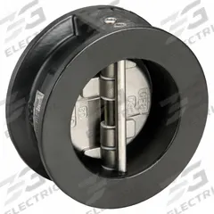 KECKLEY Check Valve: Double Disc, Inline Valve Body, 3 in Pipe Size, Wafer, Cast Iron, Wafer, Wafer (MPN DD1F-CI-34136-300). Key specifications — Brand: KECKLEY.