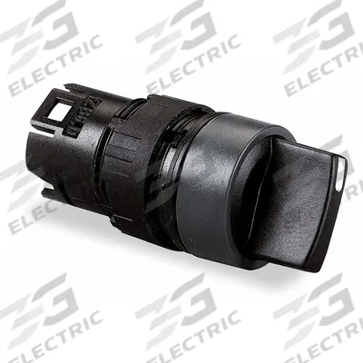 SCHNEIDER Short-Handled Selector Switch: 16 mm Panel Mount Size, 3 Positions - Selector-Switch Operators