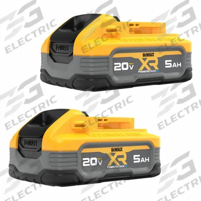 DEWALT Battery Pack: 20V MAX*, 5 Ah, 2 Batteries Included, 20V DC - DEWALT Cordless Tool Batteries