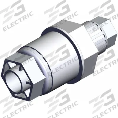 SMC High Purity Tube Fitting: 1/2 in OD x 1/4 in OD Size, Compression x Compression - PFA Compression Tube Fittings