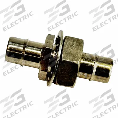MEM-CO Mini Barb Fitting: 3/4 in ID x 3/8 in ID Size, Tube x Tube, Brass - Standard Brass Barbed Tube Fittings