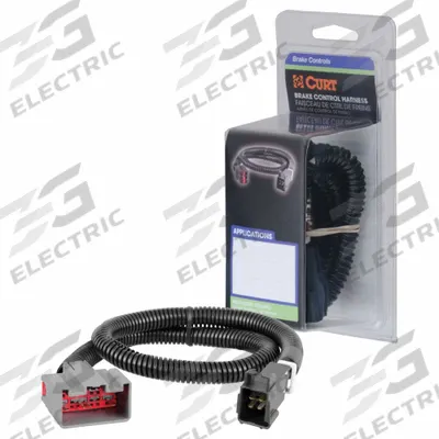 CURT Brake Control Harness: Pre-Wired, 24 in Overall Lg, 1 in Overall Wd, 1 in Ht (MPN 51433) - Fleet and Vehicle Maintenance
