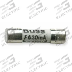 FLUKE Multimeter Fuse: GPA Series, Fast-Acting, 630 mA, 250 V AC, 5 mm x 20 mm (MPN Fluke-871173/630 mA). Key specifications — Brand: FLUKE; Manufacturer Part Number: Fluke-871173/630 mA; Series: GPA.