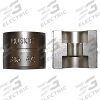 HUSKIE TOOLS Upper and Lower Crimping Die: 3/16 in Aluminum/Copper, 2 Sizes, 13D361/13D372 (MPN 316AC). Key specifications — attr511073: Copper and Aluminum Duplex Oval Sleeves; attr511072: Wire Rope; attr473934: HUSKIE TOOLS; attr511069: Blue; attr542116: 3/16 in Aluminum/Copper; attr511066: 13D372.