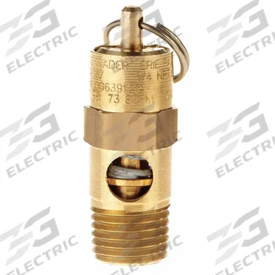 CONRADER Safety Valve: Soft Seat, 1/4 in (M)NPT Inlet (In.), 3/16 in (F)NPT Outlet (In.) - Soft Seat Pneumatic Safety Valves