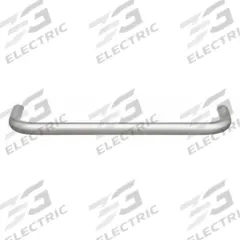 MONROE PMP Pull Handle: Weld-On, Stainless Steel, Silver, 7.88 in Mounting Hole Center to Center (MPN PH-0200). Key specifications — attr1001233: MONROE PMP; attr1064421: Silver.