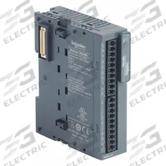 SCHNEIDER ELECTRIC Analog Input/Output Module: (4) Analog In, (2) Analog Out (MPN TM3AM6). Key specifications — Manufacturer Part Number: TM3AM6; Power Required: 24V DC; Product Type: Analog Input/Output Module; Series: M251; Number and Type of Outputs: (2) Analog; Mounting Style: Panel; Number and Type of Inputs: (4) Analog.