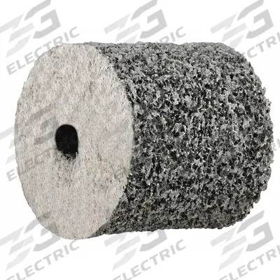 SCOTCH-BRITE Unitized Wheel: 1 in Dia x 1 in W, 3/16 in Arbor Hole, Silicon Carbide - Light Deburring & Finishing Wheels for Stainless Steel & Nickel Alloys