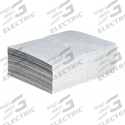 PIG Sorbent Pad: Fuels/Oils, 28 3/16 oz Volume Absorbed Per Pad - Replacement Pads for Drip Pillows