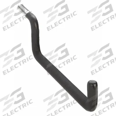 APPROVED VENDOR Hook: Screw-In, 50 lb Wt Capacity, 1 Points per Hook, Black - Screw-In Tool & Garage Hooks