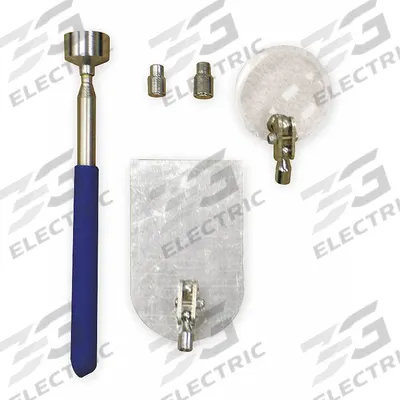 WESTWARD Inspection and Retrieval Kit: 6 Pieces, Acrylic Mirror, Telescoping Shaft - Inspection & Retrieval Tool Kits