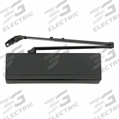 SARGENT Door Closer: Parallel Mounting Type, Grade 1 - Heavy Duty, Black - Parallel Arm-Mount Door Closers